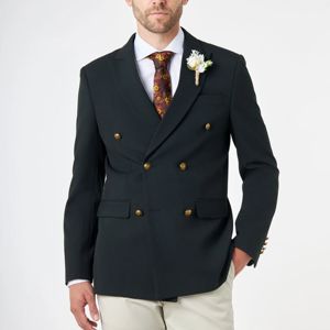 Traje de boda de doble botonadura para hombre, lana de alta calidad, cuello 2026, diseño a medida para tallas grandes, conjuntos de blazer personalizados para hombre - Product Image 5
