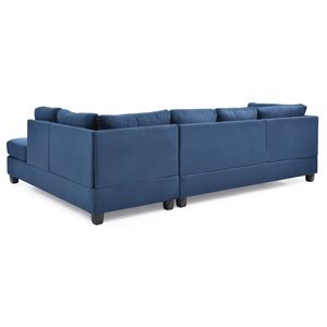 Divano Sezionale Malone G630B SC Blu Navy per Soggiorno Senza Pouf - Product Image 3