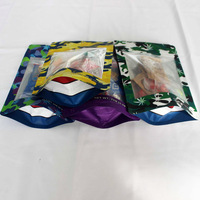 Sac à fermeture éclair personnalisé avec fenêtre de visibilité et fermeture éclair CR, impression numérique réutilisable