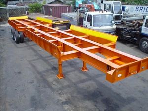 Remorque Bombcart OEM à forte demande, grande capacité de charge, revêtement résistant à la corrosion pour le transport portuaire, remorques utilitaires de transport de marchandises en vente - Product Image 5