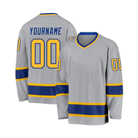 Maillots de hockey sur glace unisexes à col en V des Canadiens de Montréal, personnalisables avec logo, vente en gros, sublimation, design personnalisé drapeau du Canada, résistants à l'humidité