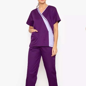 Tenues et tuniques d'infirmières à manches courtes pour femmes, uniformes de travail pour le personnel médical, collection 2026, les dernières conceptions les plus récentes pour hôpitaux - Product Image 1