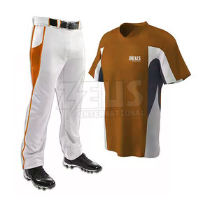ชุดเบสบอลผู้ชายไซส์ใหญ่ แห้งเร็ว สวมใส่สบาย ปรับแต่งชื่อทีมได้ - Product Image 3