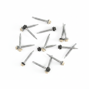 PDC Hex Head Self Drilling <b>Screw</b> Carbon Steel Class 4.8/6.8 Zinc/<b>Galvanized</b> Coarse Thread Bonded EPDM Washer DIN Standard Inch - Product Image 1