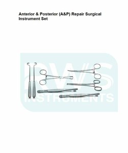 ชุดเครื่องมือผ่าตัดด้านหน้าและด้านหลัง RWS Instruments รุ่น a & P Repair Model RWS-BCI-4963 ได้รับการรับรองมาตรฐาน CE ระดับ Class II - Product Image 3