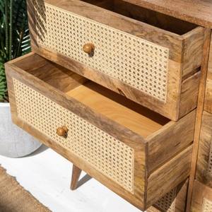 Cómoda con Cajones de Ratán Vandana Arista Nimbus para Interiores y Exteriores Modernos y Elegantes - Product Image 5