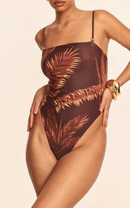 Maillot de bain une pièce personnalisé pour femme, imprimé floral, avec armatures, idéal pour la plage et les vacances - Product Image 3