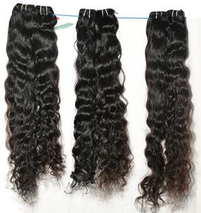 Vendeur en gros brut sans traitement chimique Cheveux humains Femmes noires faisceaux naturels originaux ondulés Extensions de cheveux humains brésiliens - Product Image 3