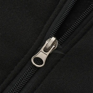Sweat à capuche zippé oversize de haute qualité pour homme, style streetwear, respirant, léger, couleur unie - Product Image 6