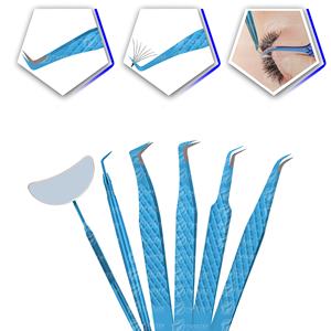 Pinzas para pestañas no corrosivas resistentes y duraderas con puntas de volumen afiladas Super Grip y las mejores características de trabajo - Product Image 2