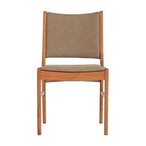 Silla de Comedor de Madera de Teca Premium con Tapicería de Tela – Muebles Contemporáneos para Restaurantes, Cafés y Hoteles para Exportación al por Mayor - Product Image 1