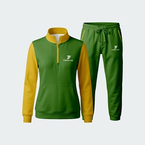 Nuevas llegadas: Chándal de mujer con logo personalizado, cremallera de cuarto, tecnología de detección de agujas y fusión sin costuras, transpirable y ligero, estilo urbano. - Product Image 6