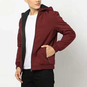 Veste softshell pour homme de haute qualité, imperméable, à capuche, avec logo personnalisé sur le devant, service OEM, prix bas - Product Image 4