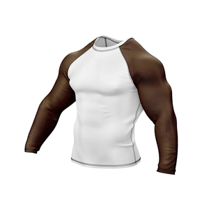 Wholesale No-Gi Sports Gym Workout Swim Rash Guard MMA Slings BJJ <b>Compression</b> <b>Shirt</b> - Product Image 5