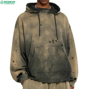 Sudadera con Capucha BEHRAM INTERNATIONAL para Hombre, Estilo Tie-Dye, Tejida en Algodón, Color Degradado, Estilo Urbano Otoñal - Product Image 4