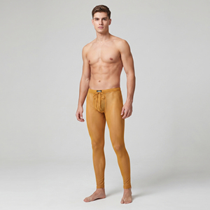 Leggings Transparentes Sexys para Hombre, Ropa de Club Nocturna de Verano, Pantalones Transparentes con Cordón en la Cintura, Leggings de Malla Transparente 100% Poliéster para Hombre - Product Image 6
