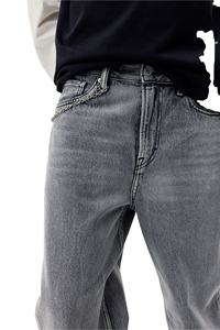 Haute qualité Top tendance nouveau Design 100% coton extensible Denim hommes Relax Ton cheville longueur jean au prix de gros usine - Product Image 2