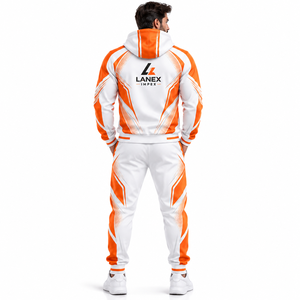 Professional Custom Sublimation <b>Tracksuit</b> Set Full Dye Print Team Sportswear with Personalized Logo Training Jacket and Pants - Product Image 4