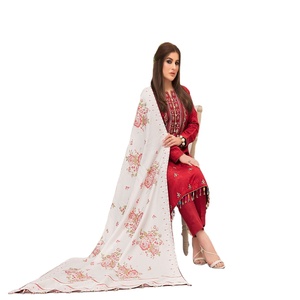 ชุดซาลวาร์ปักลายวิสโคสของผู้หญิง3ชิ้นทันสมัยสวยงามชุดปาร์ตี้ประจำวันสำหรับผู้ใหญ่ - Product Image 1