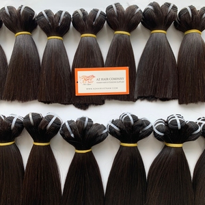 Extensiones de cabello de trama recta de hueso 12A de grado de alta calidad longitud 8 pulgadas cabello humano Real listo para enviar proveedor mayorista - Product Image 5