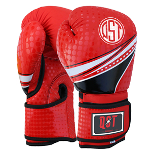 High Quality Boxing Training Gloves Custom PU Leather Gloves Adjustable Wrist <b>Strap</b> Hook Loop Closure Punching Boxing Gloves - Product Image 6