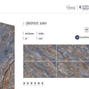 กระเบื้องพอร์ซเลนเกรดพรีเมียมผิวมันขนาดใหญ่พิเศษ 800x1600 1200x1800 750x1500 มม. สำหรับโครงการวิลล่า โรงแรม และเชิงพาณิชย์ - Product Image 1