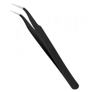 Pince à cils en acier inoxydable Instruments de beauté Extension de cils Vente en gros de la meilleure qualité - Product Image 6