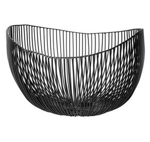 Panier de comptoir au style épuré et populaire, en métal noir de qualité supérieure, design unique, antidérapant, vente en gros - Product Image 2