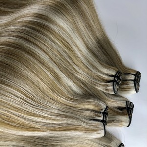 Oferta Especial: Cabello Humano Vietnamita Liso Natural Color Piano, Trama a Máquina, Calidad Superior, Color Personalizable, Cutícula Completa - Product Image 4