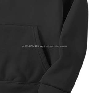 Sweat-shirts à capuche en molleton de coton surdimensionnés personnalisés pour hommes - Product Image 3