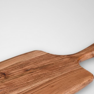 Grande planche à fromage et charcuterie en bois d'acacia avec poignée |   Planche à servir, à découper et à hacher écologique de qualité supérieure - Product Image 3