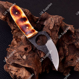 Cuchillo de Camping y Desollado de Acero de Alto Carbono Forjado a Mano, con Punta Biselada, Afilado de Precisión, Personalizable OEM/ODM - Product Image 5