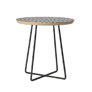 Hot Arrival Antique <b>Side</b> <b>Table</b> Enamel Geometric Central Coffee <b>Table</b> Home Decor <b>Side</b> <b>Drawer</b> Furniture Customized Size - Product Image 5