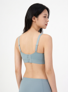 Bmama Green Seamless <b>Nursing</b> Bra Wireless Plus Size Maternity Breastfeeding Bra Removable <b>Pad</b> Postpartum OEM Wholesale - Product Image 2