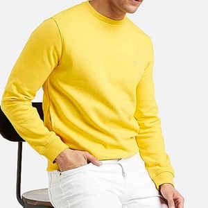 Sweat-shirt à col rond de haute qualité pour hommes, en coton molletonné, décontracté et tendance, fabricant OEM ODM, fournisseur, centre mondial d'exportation de vêtements - Product Image 3
