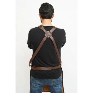 Leather Woven Sleeveless Welding <b>Work</b> <b>Apron</b> Heat & Flame Resistant Heavy Duty Durable Safety Daily Use - Product Image 2