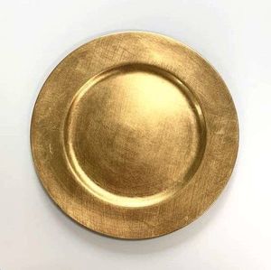 Stainless Steel Luxury Charger Plates <b>Round</b> <b>Tray</b> Durable 100pcs MOQ for Wedding and Restaurant Use - Product Image 5