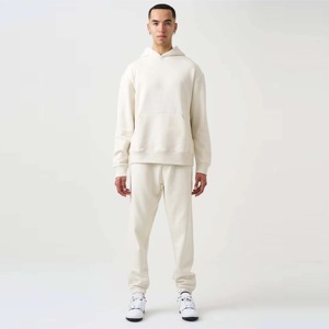Ensemble de survêtement pour homme de qualité supérieure, coupe ajustée, séchage rapide et respirant, en coton, ensemble de jogging, service OEM - Product Image 4