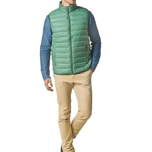 Chaleco de Invierno para Hombre con Logotipo Personalizado, Diseño Brillante sin Mangas, Cuello Alto, MOQ Bajo - Product Image 3