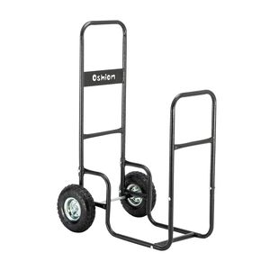 Carrello per Legna da Ardere da 220 Libbre con Ruote Grandi e Spazio di Stoccaggio Esterno, Facile da Spostare e Trasportare - Product Image 2