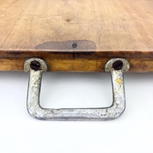 Rectangular Wooden Serving <b>Tray</b> with Metal Handles – Durable Bamboo <b>Tray</b> for Food, Tea & Coffee Serving - Product Image 4
