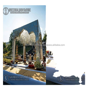 Latest Modern Simple Durable Mirror Mandap for <b>Weddings</b> (Fiber Reinforced Plastic) - Product Image 1