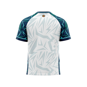 เสื้อกีฬาผู้ชายแบบสั่งทำพิเศษ MADE4MATCH พิมพ์ลายแบบ Sublimation แขนเสื้อแบบ Raglan คอกลม ผ้าระบายอากาศและซับเหงื่อได้ดี - Product Image 4