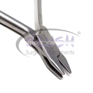 Alicates de punta plana Adam para formar bucles y doblar alambre, de acero inoxidable, para uso dental, ortodoncia, protesis y cirugía, color rosa. - Product Image 3