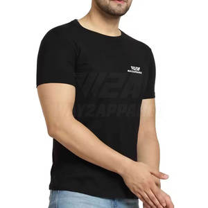 Camisetas de hombre de alta calidad con logo personalizado, camisetas de manga corta de algodón, precio al por mayor. - Product Image 2