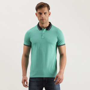 Camiseta Polo de Algodón para Hombre al por Mayor, Manga Corta, Transpirable, Corte Ajustado, Informal de Negocios, Verano, Logotipo Personalizado Bordado - Product Image 6