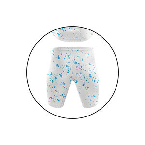 Ensemble de maillots de basket-ball personnalisés, bleu et blanc, impression par sublimation, polyester respirant, uniforme d'entraînement unisexe pour adultes - Product Image 5