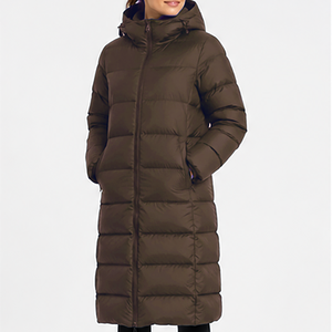 Chaqueta Acolchada Larga con Capucha para Hombre/Mujer, Corte Regular, Abrigo Cálido de Invierno con Cremallera Completa y Bolsillos, Resistente al Agua - Product Image 5