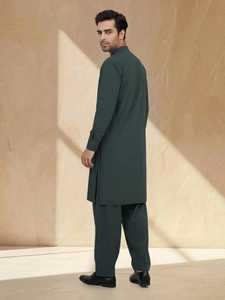 Collection de vêtements ethniques en coton de qualité supérieure pour hommes, best-seller du quotidien, Salwar Kameez, vêtements indiens et pakistanais - Product Image 3