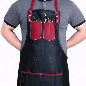 Factory Price High Quality Barber <b>Aprons</b> Durable <b>Leather</b> Made Best Fabric Comfortable Wear Barber <b>Aprons</b> - Product Image 6